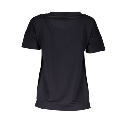 Just Cavalli Black Polyester T-Shirt