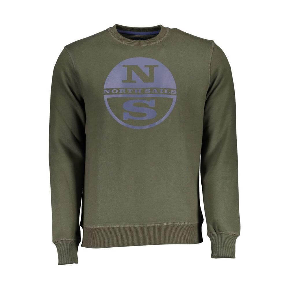 North Sails Green Cotton Sweater NO-24726-XXL