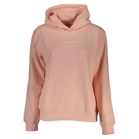 Calvin Klein Calvin Klein Chic Pink Hooded Fleece Sweatshirt CA-26131-L 1728,67403481248,Calvin Klein,Clothing,L,New with tags,Pink,Sweaters - Women - Clothing,Women,Women - Clothing
