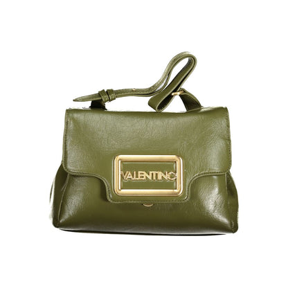 Mario Valentino Green Polyethylene Handbag with adjustable handle and strap, 2 compartments, central pocket, logo, zip and snap closure.