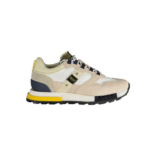 Blauer White Leather Men Sneaker BL-33864-EU44/US11