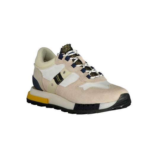 Blauer White Leather Men Sneaker BL-33864-EU44/US11