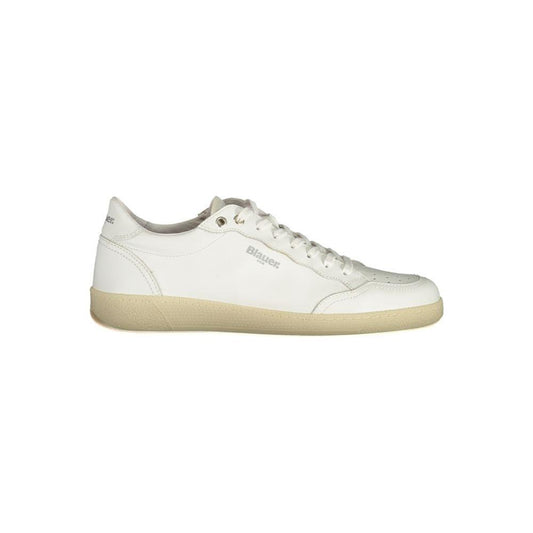 Blauer White Leather Men Sneaker BL-33939-EU43/US10