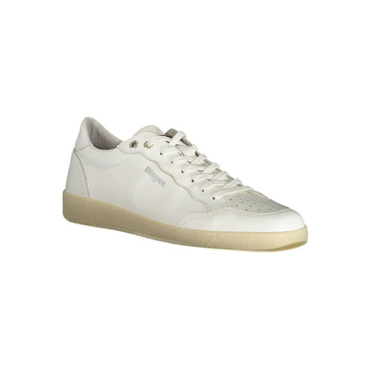 Blauer White Leather Men Sneaker BL-33939-EU43/US10