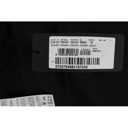 Dolce & Gabbana Pink Floral Print Long Maxi Sheath Dress