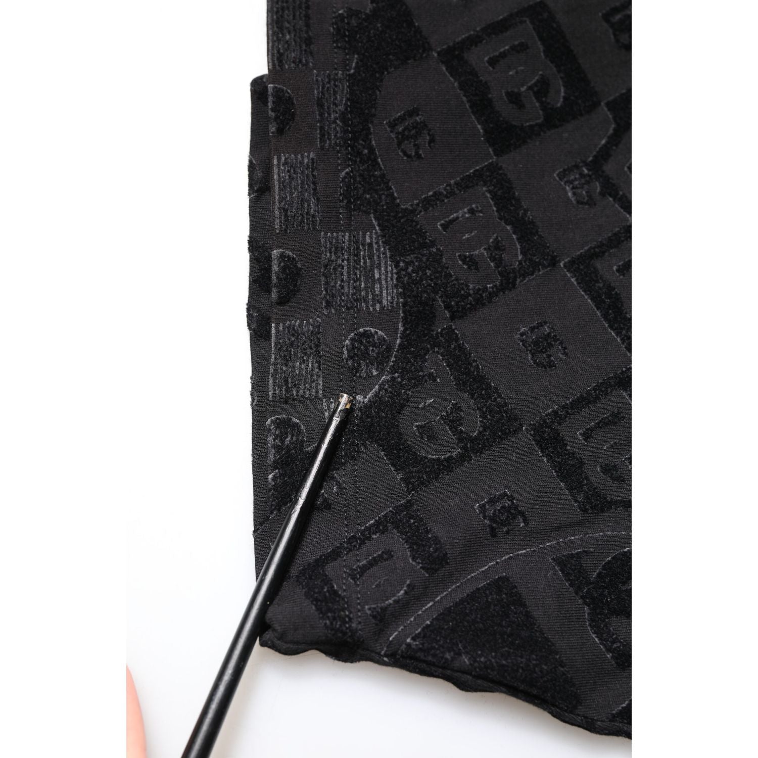 Dolce & Gabbana Black Cotton Bandana Logo Crew Neck T-shirt