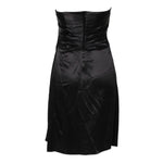 Dolce & Gabbana Black Strapless Sheath A-line Mini Dress DR281332-38