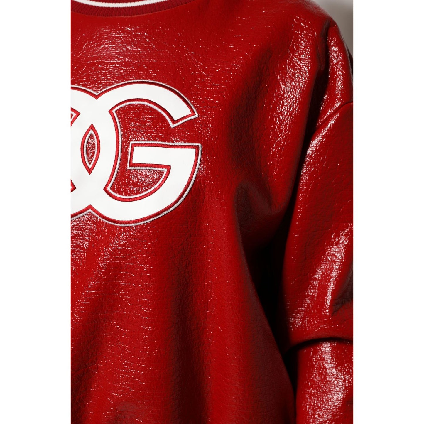 Dolce & Gabbana Red Wool DGLogo Embroidery Pullover Sweater THS90392-46