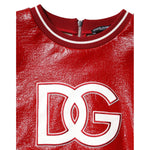 Dolce & Gabbana Red Wool DGLogo Embroidery Pullover Sweater THS90392-46