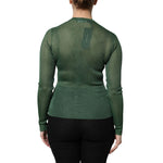 Dolce & Gabbana Green Polyester Long Sleeves Cardigan Sweater THS90399-40