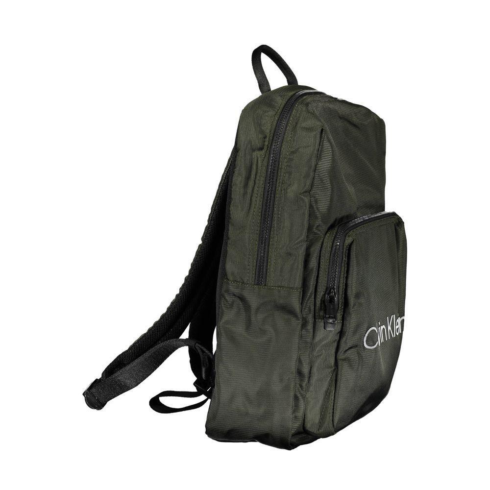 Calvin Klein Green Polyester Men Backpack CA-37935