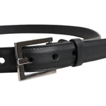 Dolce & Gabbana Black Classic Calfskin Leather Buckle Belt BEL9431-90
