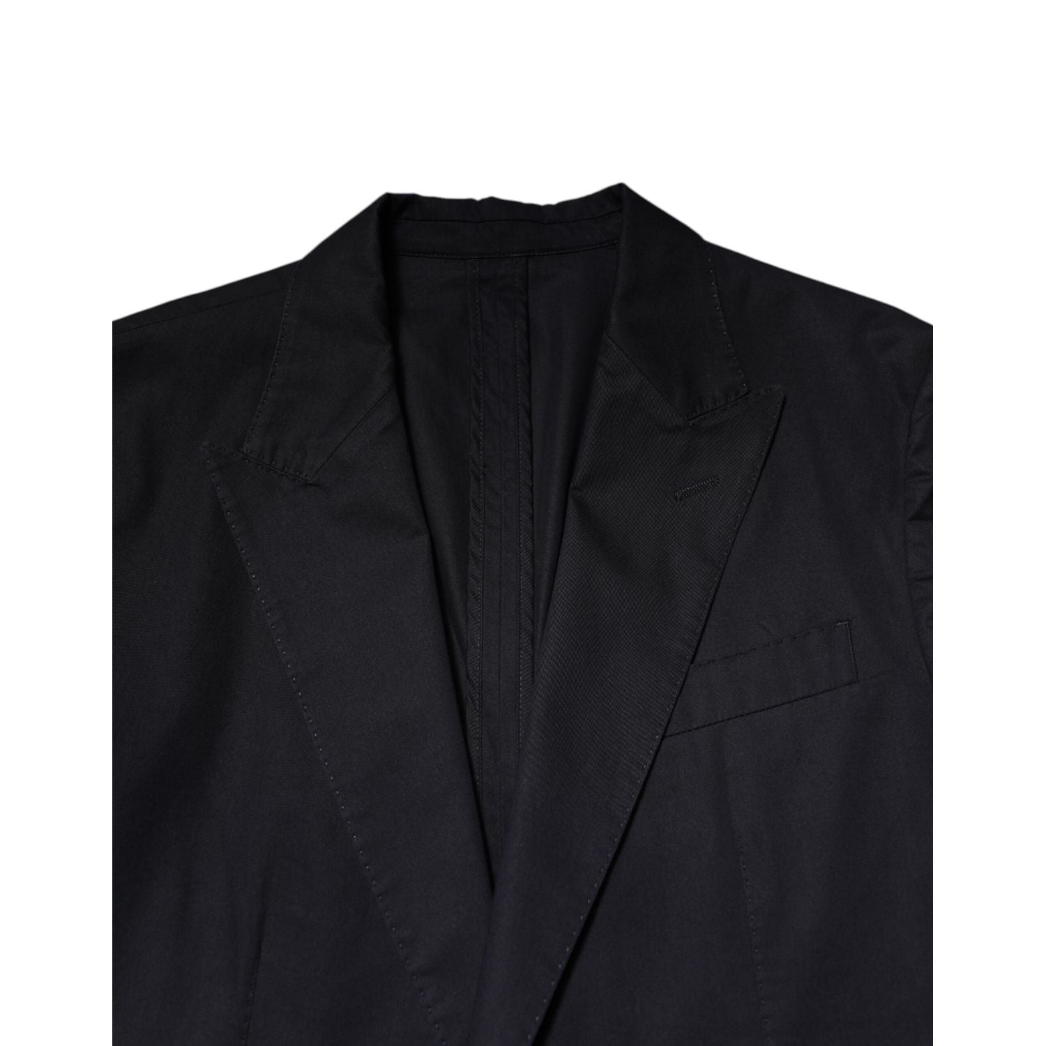 Dolce & Gabbana Dark Blue TAORMINA Cotton Blazer Suit Jacket