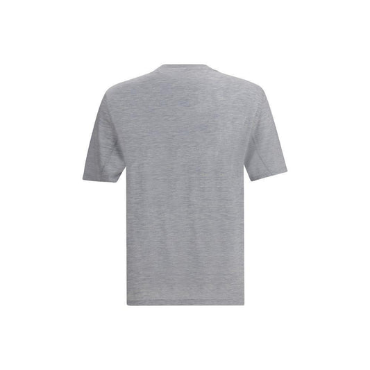 Brunello Cucinelli Silk T-Shirt BR-MD8211308C570-XXL