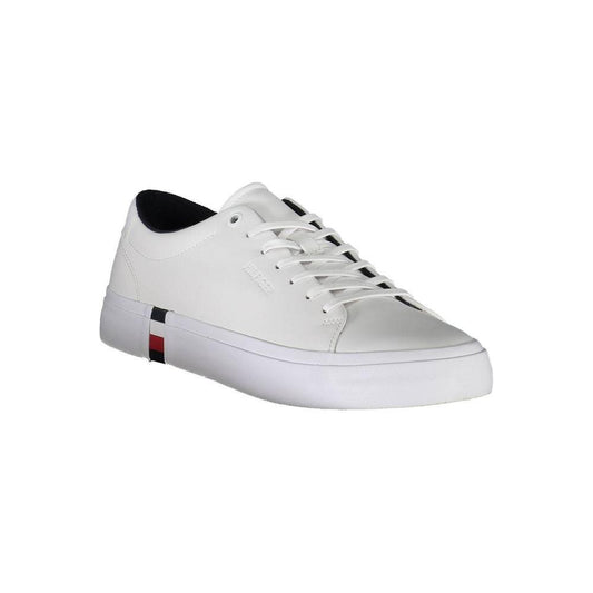 Tommy Hilfiger White Leather Men Sneaker TO-20180-EU40/US7