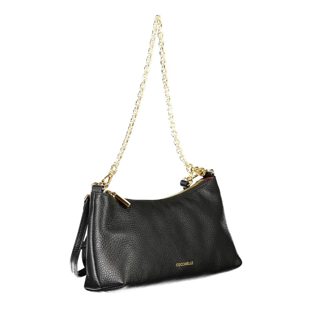 Coccinelle Black Leather Handbag CO-29321
