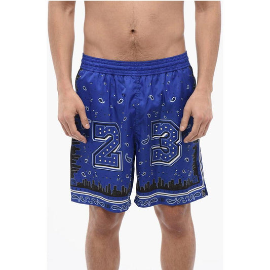 Off-White Bandana Printed Swimshorts