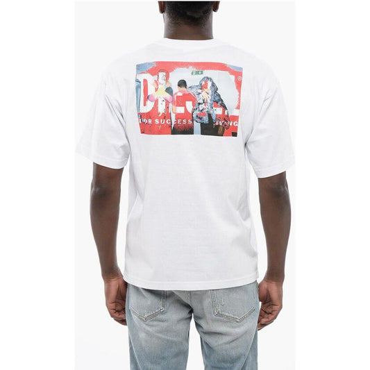 Diesel RED TAG Cotton T-BOXT-N11 Crew-neck T-shirt With Back Print