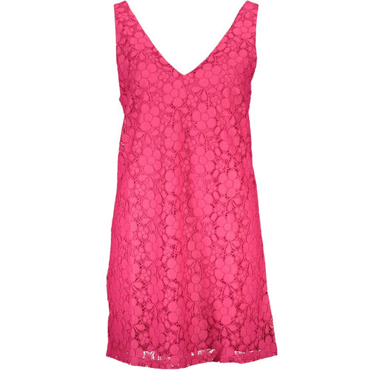 Desigual Pink Viscose Women Dress