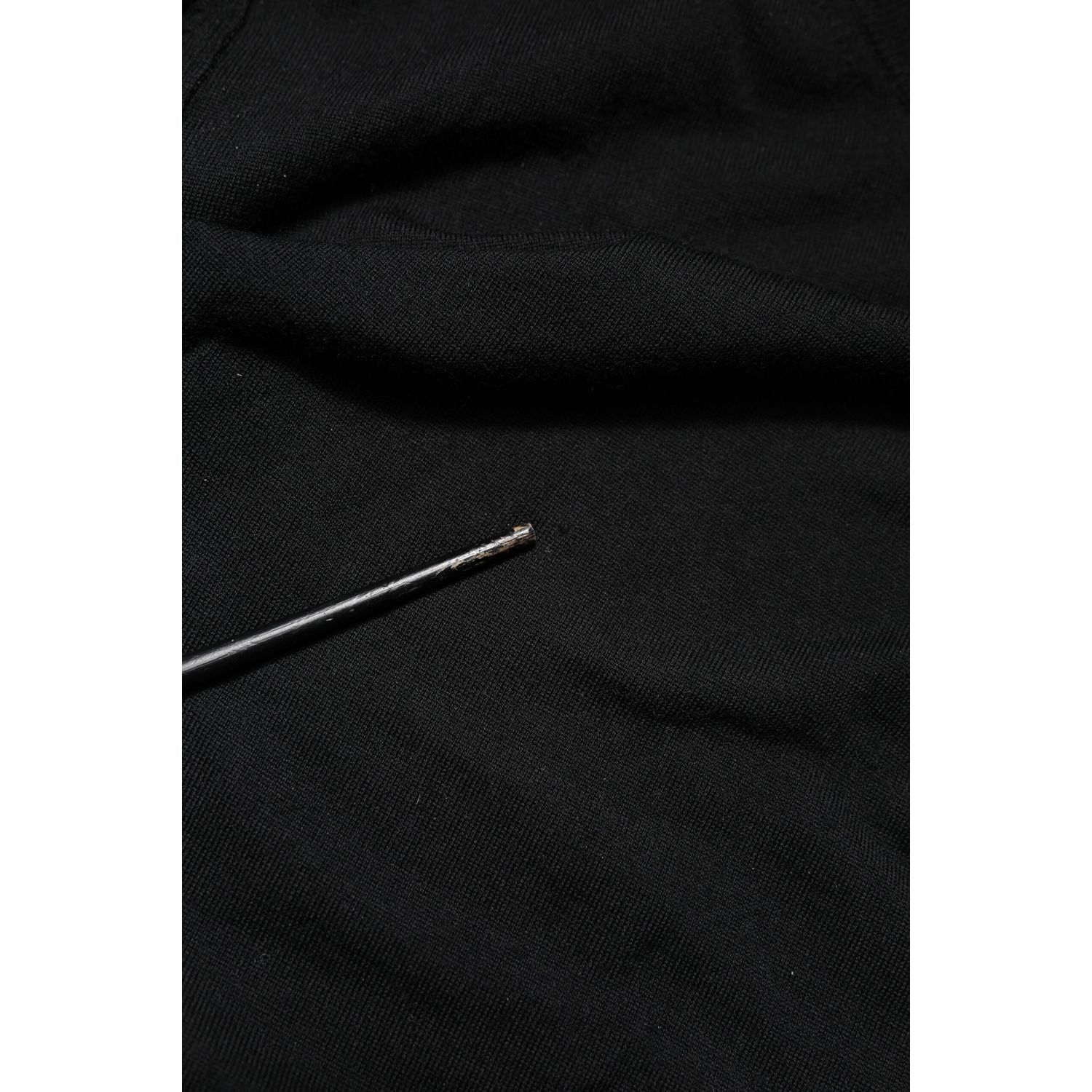 Dolce & Gabbana Black Long Sleeve Crew Neck Pullover Sweater