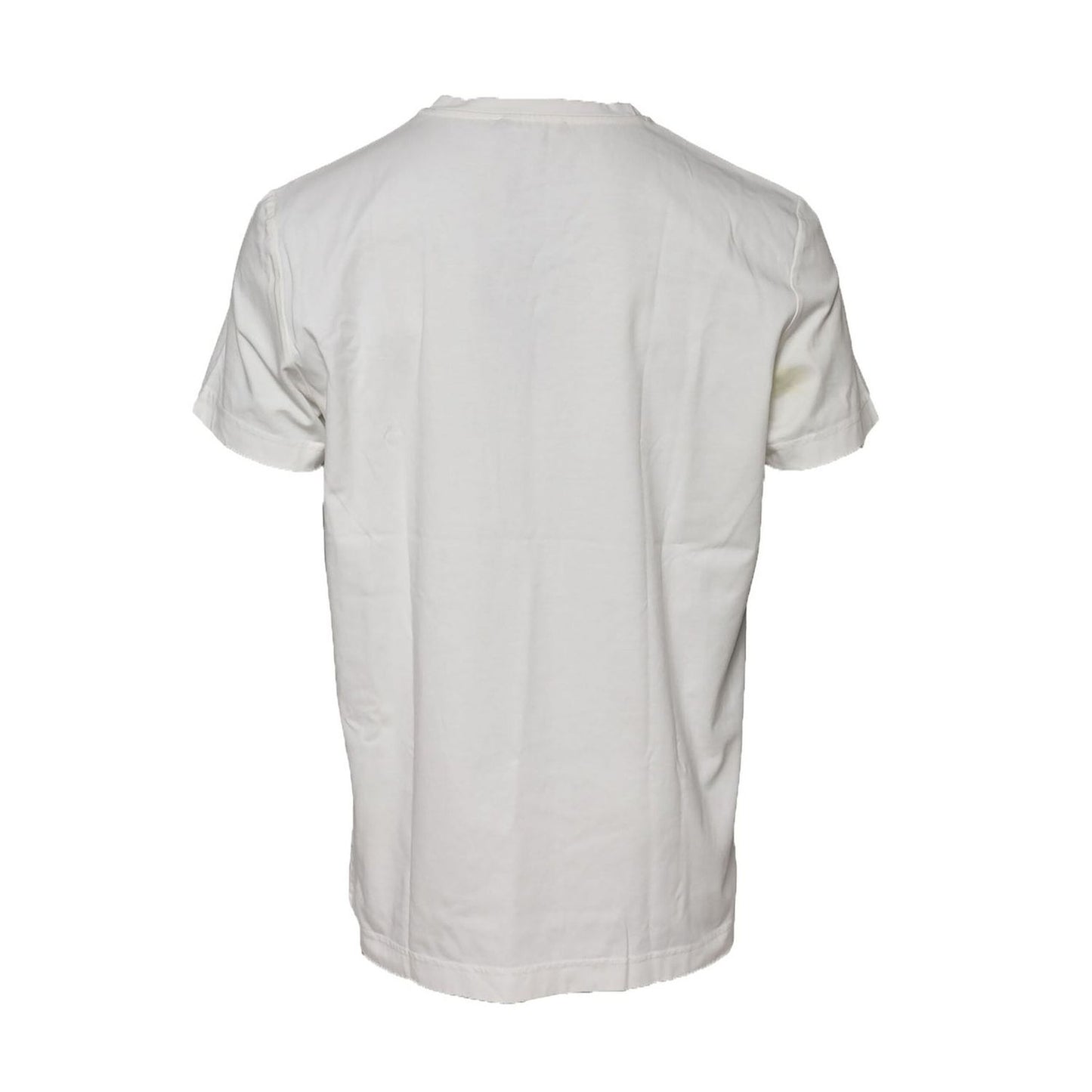 Dolce & Gabbana White Bandana Cotton Men Crew Neck T-shirt TSH90574-56