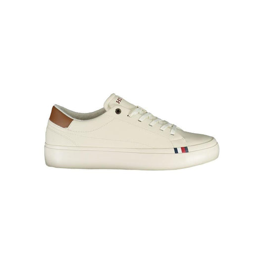 Tommy Hilfiger White Polyethylene Men Sneaker TO-25040-EU46