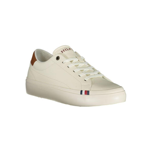 Tommy Hilfiger White Polyethylene Men Sneaker TO-25040-EU46