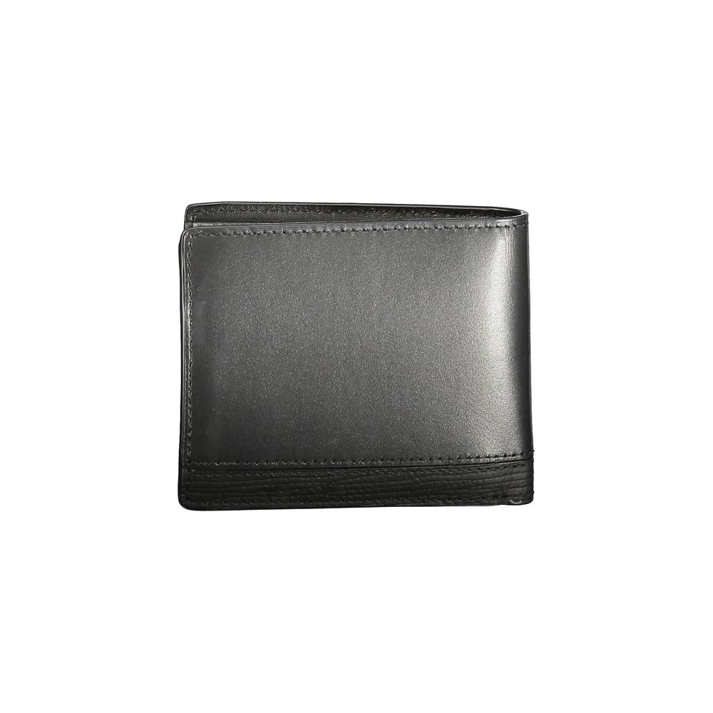 Tommy Hilfiger Black Leather Men Wallet