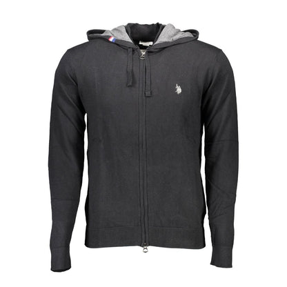 U.S. POLO ASSN. Black Cotton Sweater