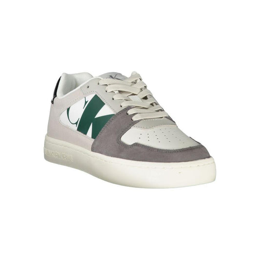 Calvin Klein White Polyester Men Sneaker