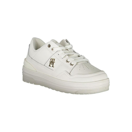 Tommy Hilfiger White Leather Women Sneaker TO-26825-EU36/US6