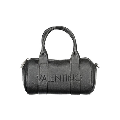 Mario Valentino Black Polyethylene Handbag with two handles and logo