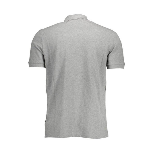 Napapijri Brown Cotton Men Polo Shirt NA-37462-L