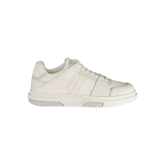 Tommy Hilfiger White Leather Men Sneaker TO-32594-EU40/US7