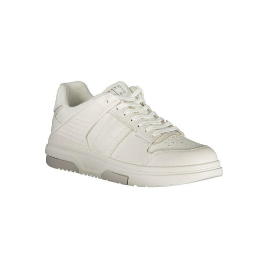 Tommy Hilfiger White Leather Men Sneaker TO-32594-EU40/US7