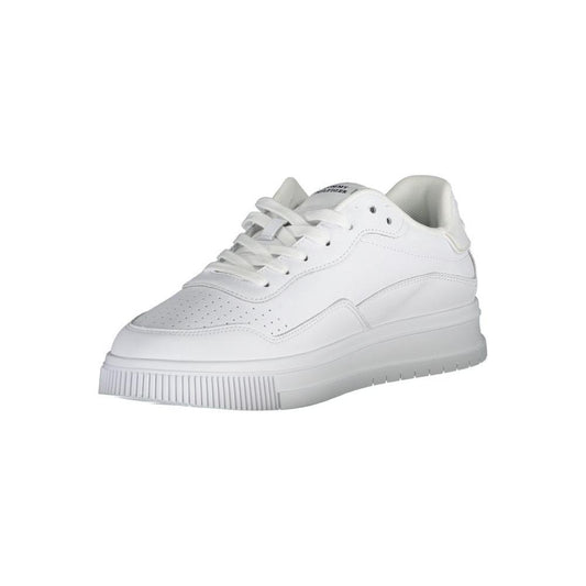 Tommy Hilfiger White Leather Men Sneaker TO-22807-EU44/US11