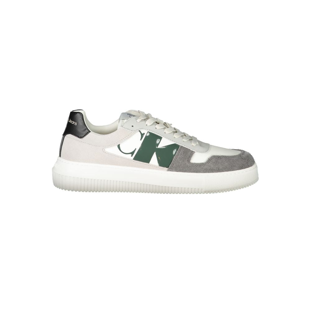 Calvin Klein White Polyethylene Men Sneaker CA-33700-EU40/US7