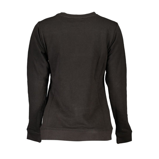 Cavalli Class Black Cotton Sweater CA-26715-XS