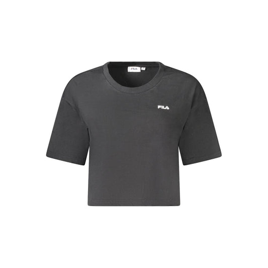 Fila Black Cotton T-Shirt