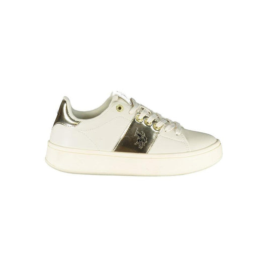 U.S. POLO ASSN. Beige Polyethylene Women Sneaker 1728,67403481248,Beige,EU36/US6,EU37/US7,New with tags,Shoes,Sneakers - Women - Shoes,U.S. POLO ASSN.,Women,Women - Shoes U.S. POLO ASSN. US-23767-EU36/US6