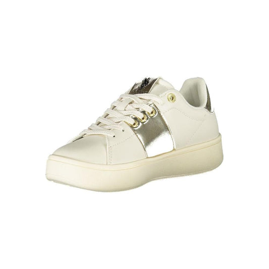 U.S. POLO ASSN. Beige Polyethylene Women Sneaker 1728,67403481248,Beige,EU36/US6,EU37/US7,New with tags,Shoes,Sneakers - Women - Shoes,U.S. POLO ASSN.,Women,Women - Shoes U.S. POLO ASSN. US-23767-EU36/US6