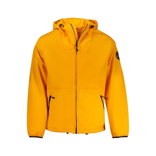 Napapijri Orange Polyester Men Jacket NA-32507-S