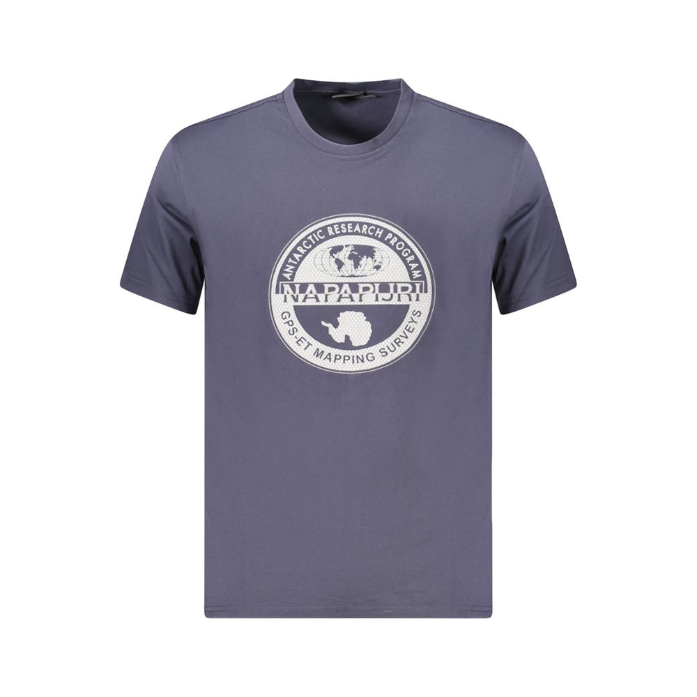 Napapijri Blue Cotton T-Shirt