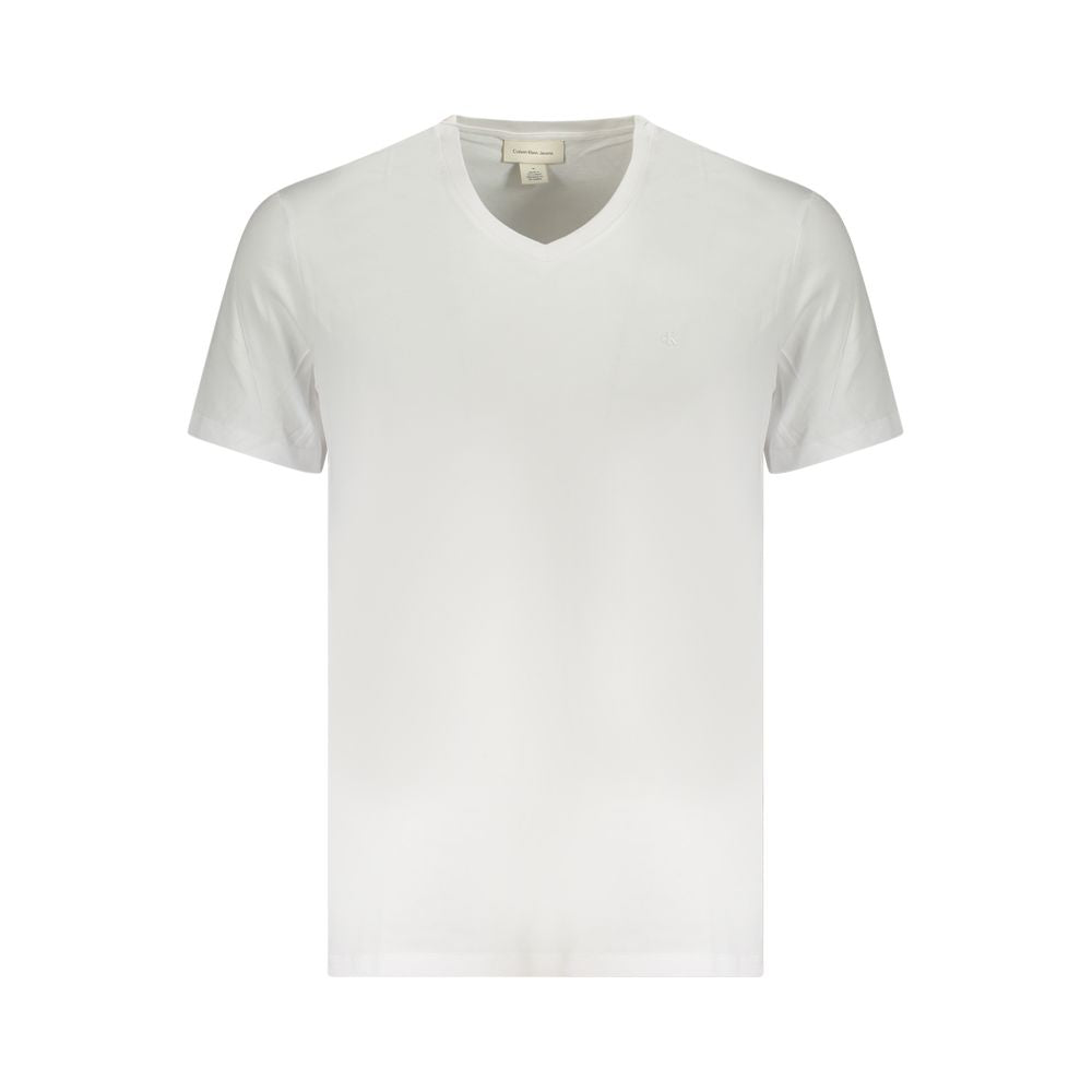 Calvin Klein White Cotton T-Shirt