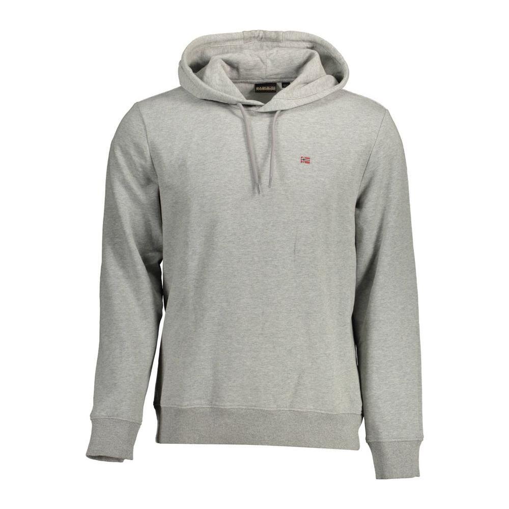 Napapijri Brown Cotton Men Sweater NA-36791-S