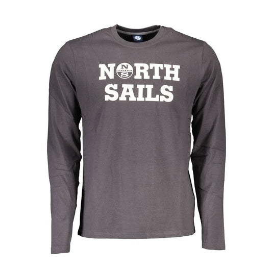 North Sails Gray Cotton T-Shirt