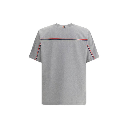 Thom Browne Gray Cotton T-Shirt