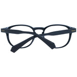 Polaroid Black Unisex Glasses Frame with full-rim polyamide design and demo lenses, shown with branded case.