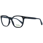 Polaroid Black Women Glasses Frame, full-rim square design, black polyamide frame, demo plastic lenses, includes branded case.