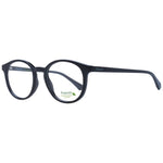 Polaroid Black Unisex Glasses Frame in full-rim panto style with black polyamide material and demo lenses. Size 50-20-145.